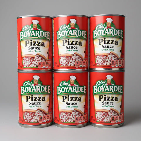 6 CANS Chef Boyardee Pizza Sauce with Cheese 15 oz Can Tomato Crust Maker