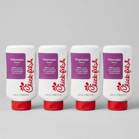 4 Bottles of Chick-fil-a Polynesian Sauce, 16 oz