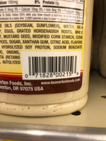 3 Bottles of Beaver Brand Zesty Deli Horseradish Sauce, 12 oz