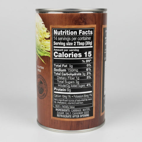 4 CANS Silver Floss Bavarian Style Kraut 14.4 oz Can Sauerkraut Pickled Cabbage