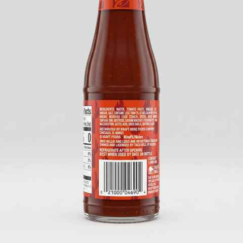 Taco Bell Fire Sauce, 7.5 oz