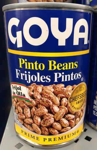 6 Cans of Goya Pinto Beans, 15.5 oz