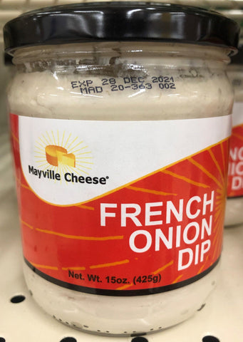 3 Jars Mayville Cheese French Onion Dip 15 oz