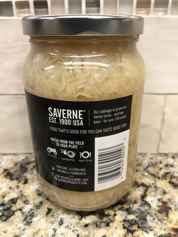 3 Jars of Saverne Organic Artisanal Kraut, 16 oz