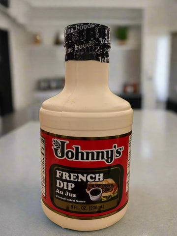 4 BOTTLES Johnny's French Dip Au Jus Concentrated Sauce 8 oz Dip Roast