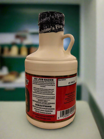 4 BOTTLES Johnny's French Dip Au Jus Concentrated Sauce 8 oz Dip Roast