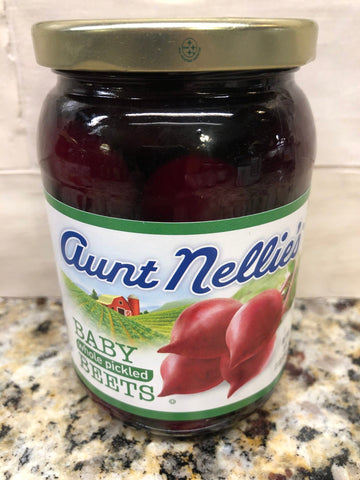 3 Jars of Aunt Nellie's Whole Pickled Baby Beets, 16 oz