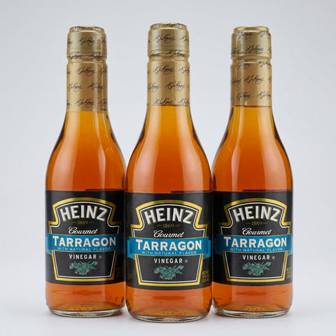 3 Bottles of Heinz Gourmet Tarragon Vinegar, 12 oz