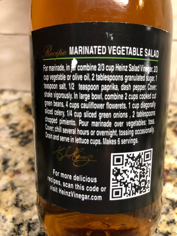 2 Bottles Heinz Gourmet Salad Vinegar 12 oz Marinade Dressing
