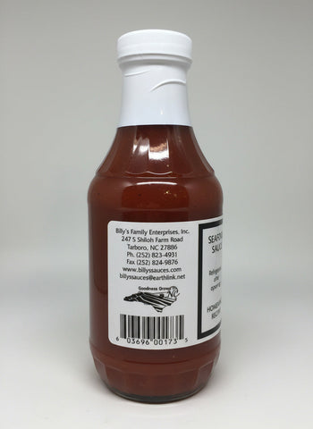 2 BOTTLES Billy's BQ Seafood Cocktail Sauce 16 oz Fish Shrimp Crab Oysters NC