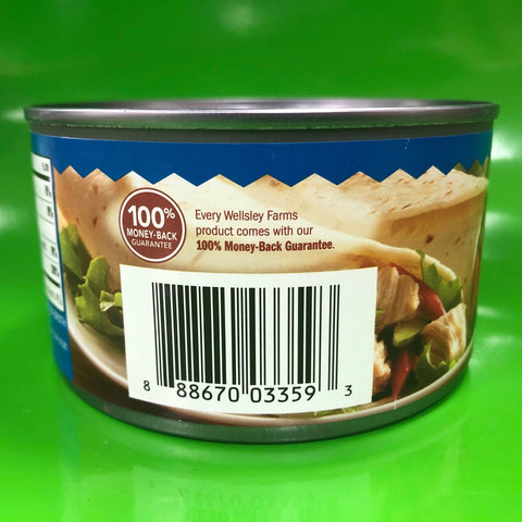 6 Cans Wellsley Farms Premium Chunk Chicken Breast in Water Salad Pie Stew