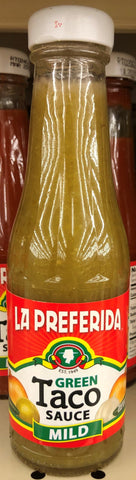 4 Bottles of La Preferida Mild Green Taco Sauce, 7 oz