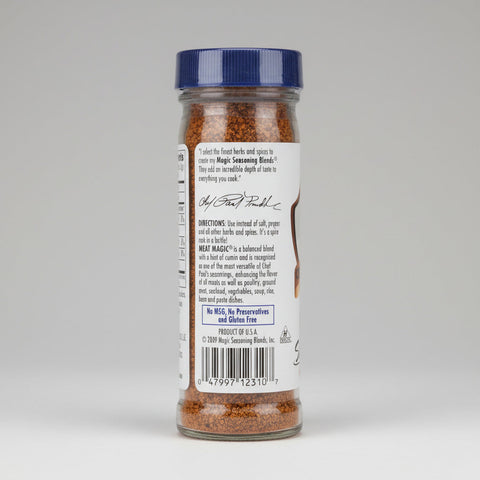 Chef Paul Prudhomme Seasoning Blends Meat Magic 2 oz beef pork poultry