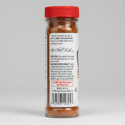 Chef Paul Prudhomme Seasoning Blends Blackened Redfish Magic 2 oz