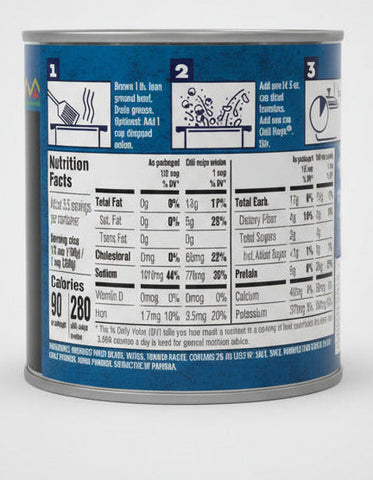 4 CANS Bush's Chili Magic Chili Starter Traditional Mild 16 oz Can Base