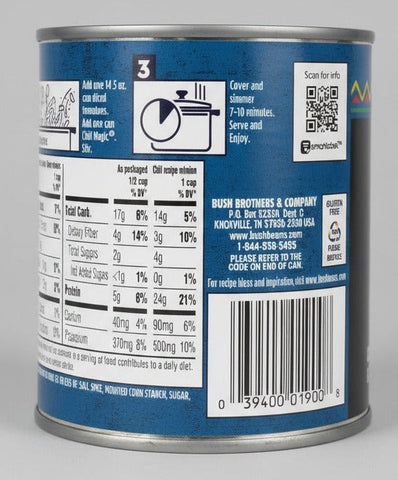 4 CANS Bush's Chili Magic Chili Starter Traditional Mild 16 oz Can Base