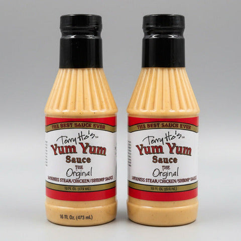 2 BOTTLES Terry Ho's Yum Yum White Sauce Japanese Steak House Shrimp Hibachi