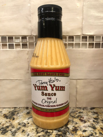 Terry Ho's Yum Yum White Sauce Japanese Steak House Shrimp Hibachi Chopstick