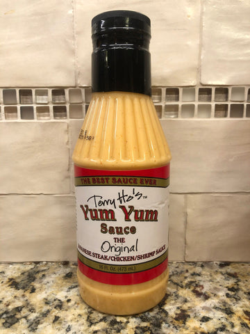 Terry Ho's Yum Yum White Sauce Japanese Steak House Shrimp Hibachi Chopstick