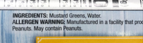 6 CANS Margaret Holmes Southern Style Mustard Greens 14.5 oz Can