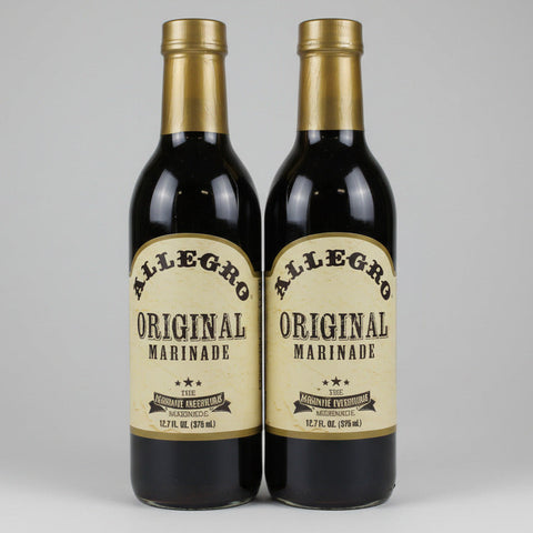2 BOTTLES Allegro Original Marinade Sauce 12.7 oz Beef Chicken Pork Butt