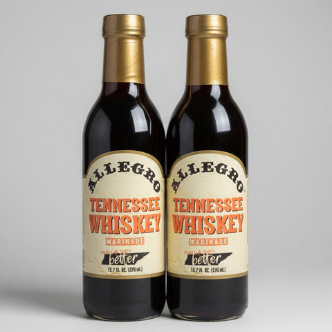 2 BOTTLES Allegro Tennessee Whiskey Marinade Sauce 12.7 oz Meat Rib