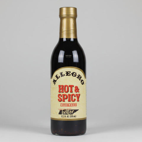 2 BOTTLES Allegro Hot & Spicy Marinade Sauce 12.7 oz Meat Cajun Gumbo
