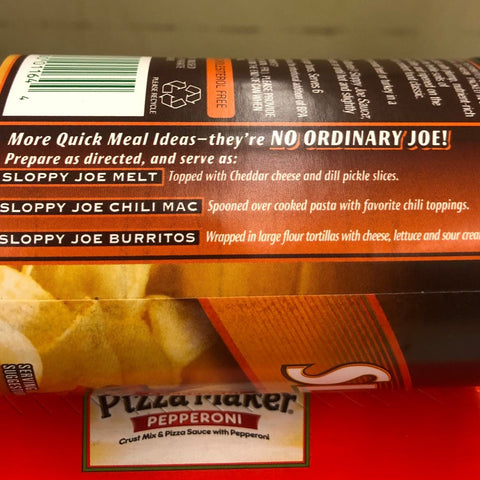 4 CANS Del Monte Original Sloppy Joe Sauce 14.5 oz Hamburger Manwich