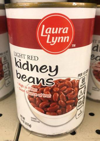 6 Cans of Laura Lynn Light Red Kidney Beans, 15 oz