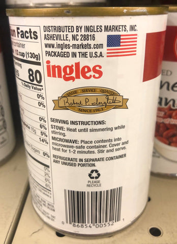 6 Cans of Laura Lynn Light Red Kidney Beans, 15 oz