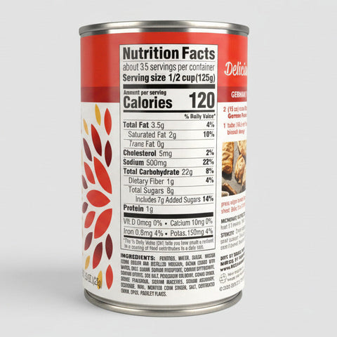 4 CANS Read Ready to Eat German Potato Salad 15 oz Can Bacon