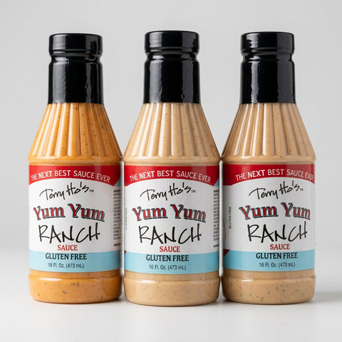 3 Bottles Terry Ho's Ranch Yum Yum White Sauce Japanese Steak House Shrimp