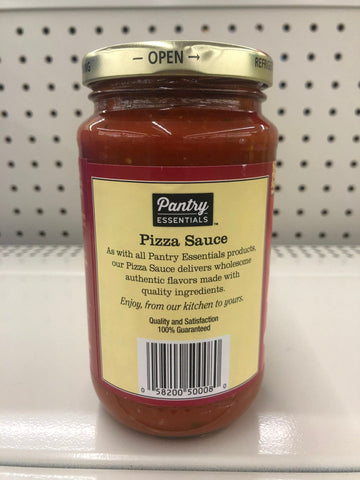 4 JARS Pantry Essentials Traditional Pizza Sauce 14 oz Jar Tomato Maker Crust