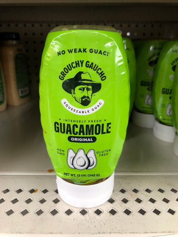 4 Bottles Grouchy Gaucho Original Guacamole 12 oz
