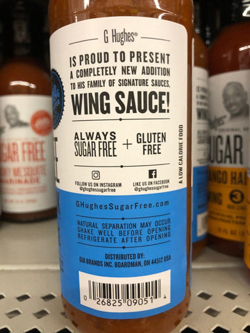 3 BOTTLES G Hughes Sugar Free Caribbean Jerk Wing Sauce 12 oz Beef Chicken
