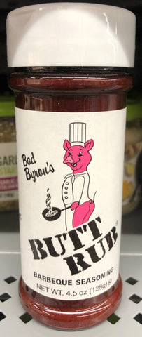 4 Bottles of Bad Byron's Butt Rub Barbeque Seasoning, 4.5 oz