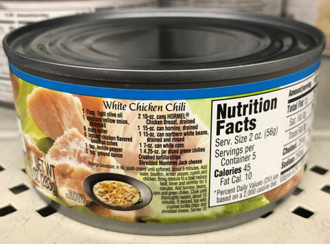 10 Cans of Hormel Premium Canned Chunk Chicken Breast in Water, 10 oz