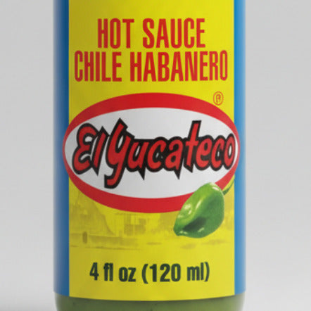 4 BOTTLES El Yucateco Salsa Picante De Chile Habanero Hot Sauce 4 Oz Marinade