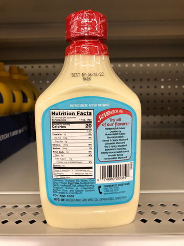4 Bottles of Woeber's Sandwich Pal Horseradish Sauce, 16 oz