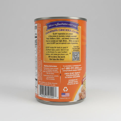 6 CANS Glory Foods Seasoned Southern Style Blackeye Peas 15.5 oz Can Soup