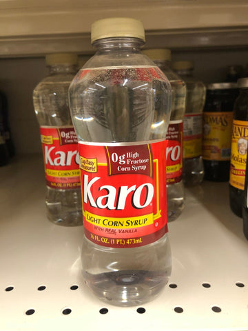 3 Bottles of Karo Light Corn Syrup with Real Vanilla, 16 fl oz