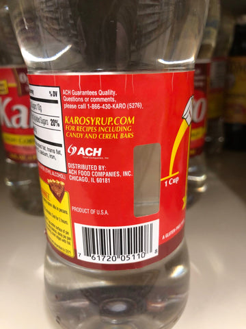3 Bottles of Karo Light Corn Syrup with Real Vanilla, 16 fl oz