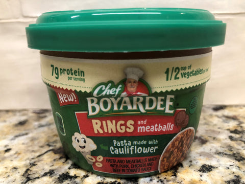 6 Bowls Chef Boyardee Cauliflower Rings & Meatballs Tomato Sauce 7.25 oz (Copy)