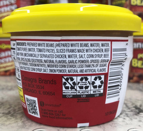 6 Bowls of Van Camp's Beanee Weenee Original Heat And Eat, 7.25 oz