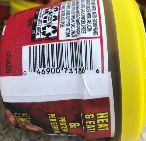 6 Bowls of Van Camp's Beanee Weenee Hickory Flavor Heat And Eat, 7.25 oz