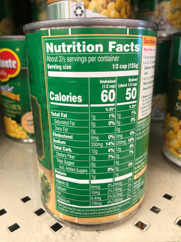 4 Cans of Del Monte Whole Kernel Corn Southwest Pablano Red Peppers, 15.25 oz