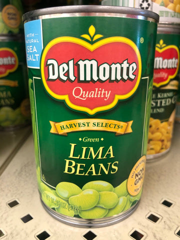 4 Cans of Del Monte Quality Harvest Selects Green Lima Beans, 15.25 oz