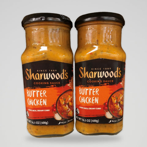 2 Bottles of Sharwoods Indian Cooking Sauce Makhani Butter Chicken, 14.1 oz