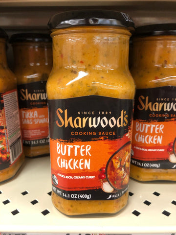 2 Bottles of Sharwoods Indian Cooking Sauce Makhani Butter Chicken, 14.1 oz