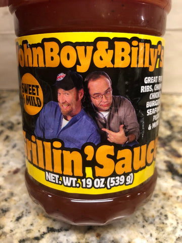 2 Bottles John Boy and Billy's Sweet & Mild Barbecue Grillin Sauce BBQ